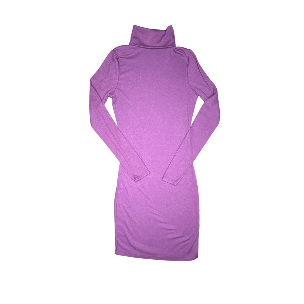 Lulus Plum Purple Turtleneck Sweater Dress – Women’s Size XS
